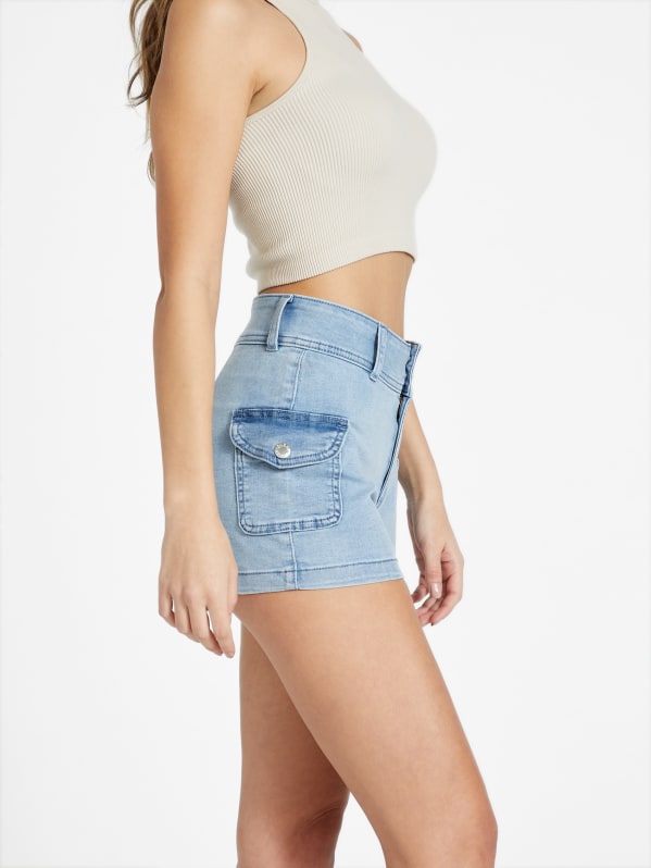 【IONSEOUL】Summer Ice Cooling Denim Pants Short Ver. 4JH344 2plan】Summer ice cooling denim pants short ver. パンツ