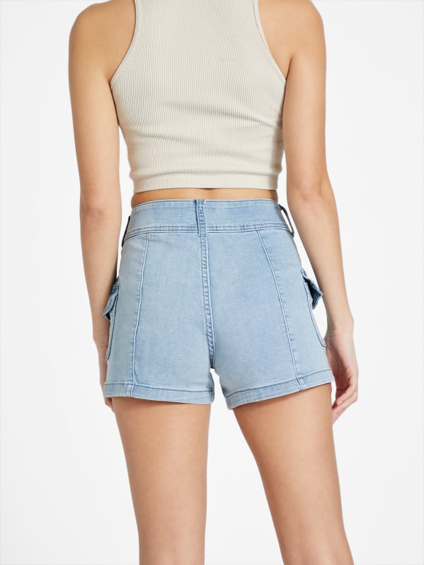 【IONSEOUL】Summer Ice Cooling Denim Pants Short Ver. 4JH344 2plan】Summer ice cooling denim pants short ver. パンツ