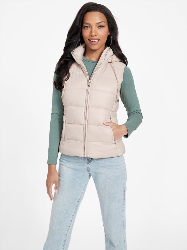 ダウンベスト NOIAGO Corduroy padded vest beige 0400019960916_BEIGEKHAKI?wid=