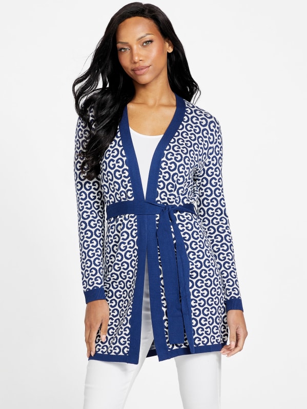 Alexa Logo Cardigan | GUESS Factory Alexa Logo Cardigan | GUESS Factory