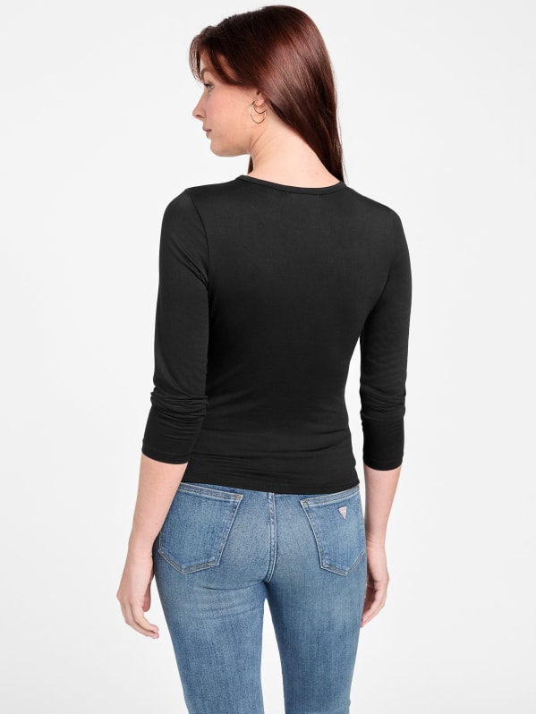 Lamar Crewneck Logo Top | GUESS Factory