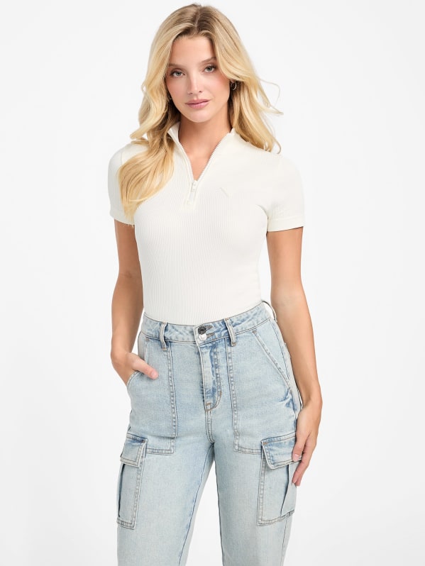 Maila Seamless Knit Top | GUESS Factory Ca
