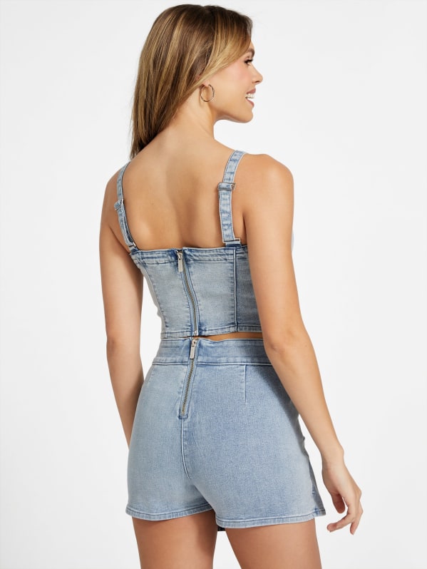 Zulema Denim Top | GUESS Factory Zulema Denim Top | GUESS Factory
