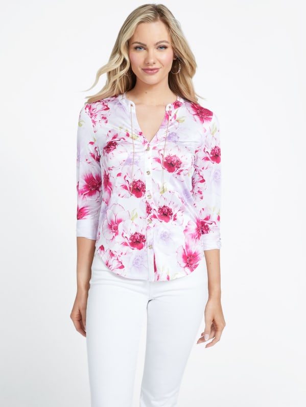 激安店舗 Printed Maddy Top Factory GUESS | アイドル