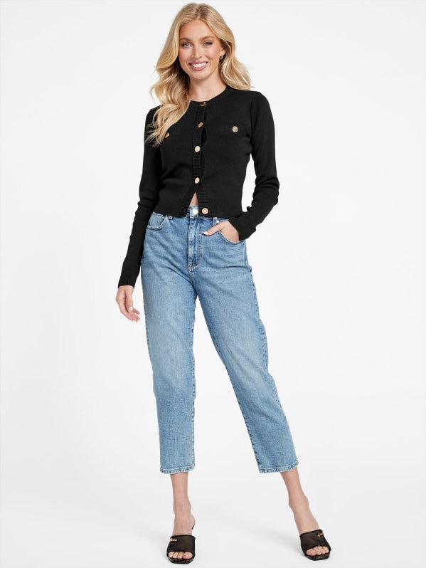 Zulie Crop Cardigan | GUESS Factory