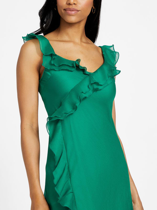 Eco Xena Maxi Dress | GUESS Factory Eco Xena Maxi Dress | GUESS Factory