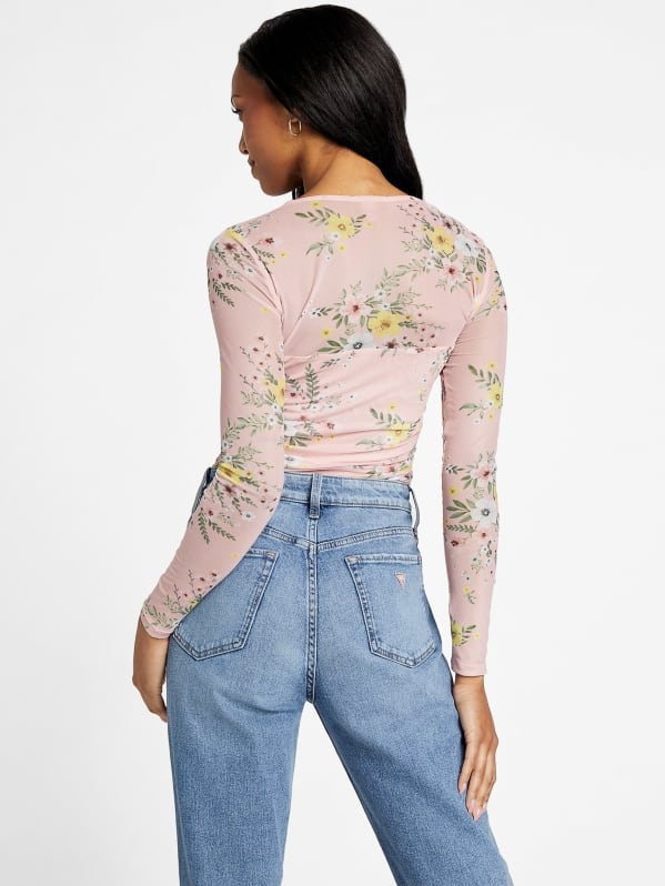 Marcy Printed Top | GUESS Factory