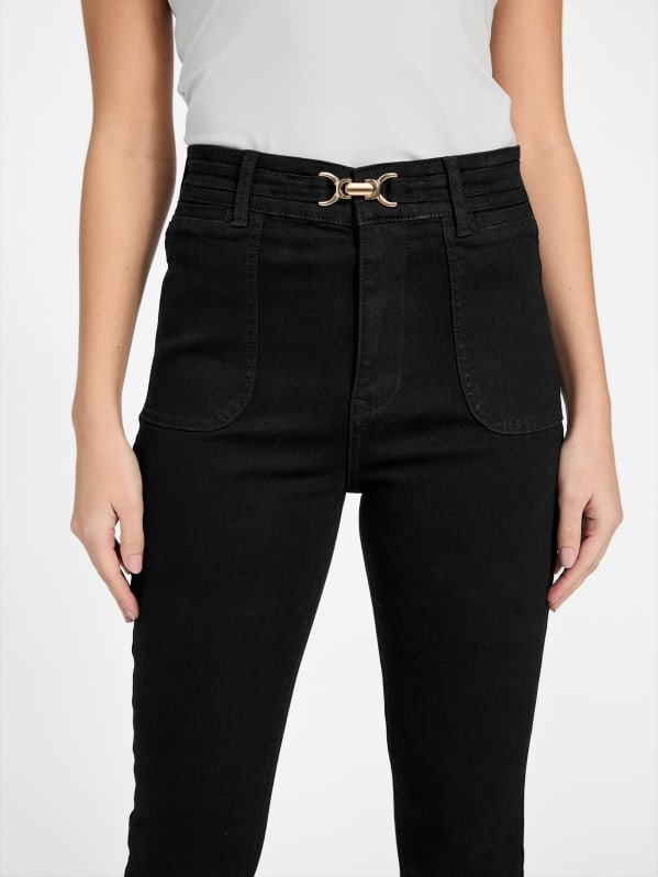 Eco Dahlia High-Rise Skinny Jeans | GUESS Factory