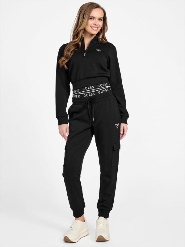 Irene Half-Zip Sweatshirt | GUESS Factory Ca