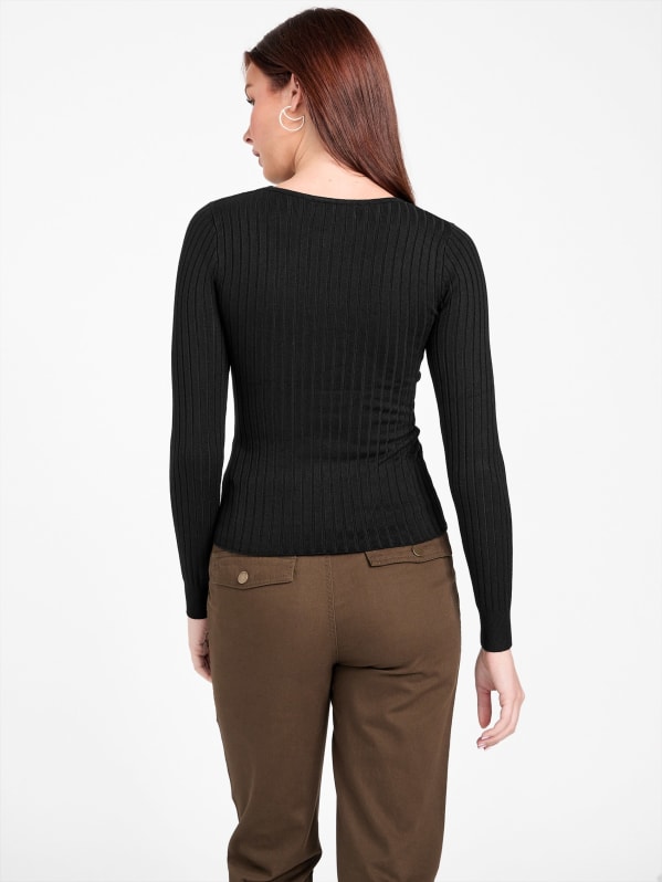 Petite Two Tone Rib Knit Cropped Sweater | boohoo USA