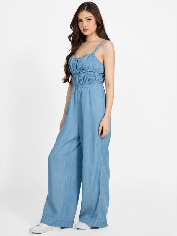 Lynette Chambray Pant | GUESS Factory