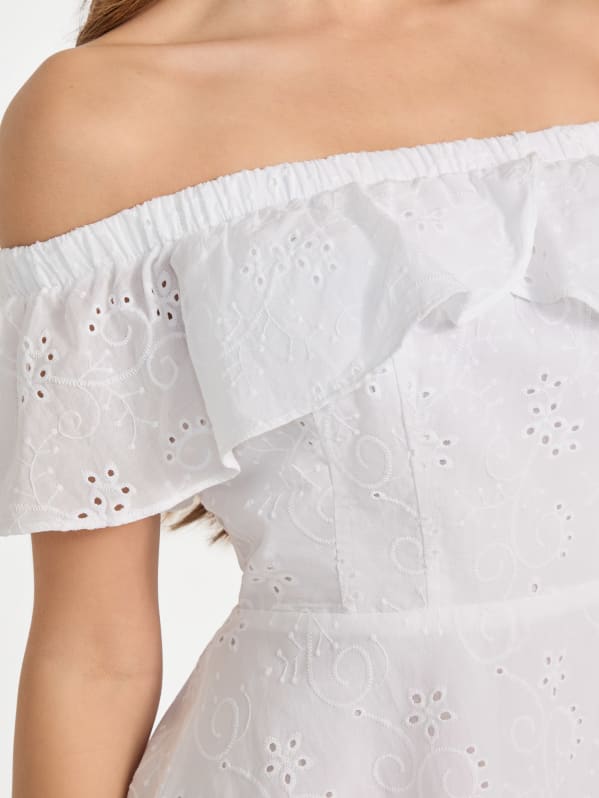 Harley Off-the-Shoulder Mini Dress | GUESS Factory