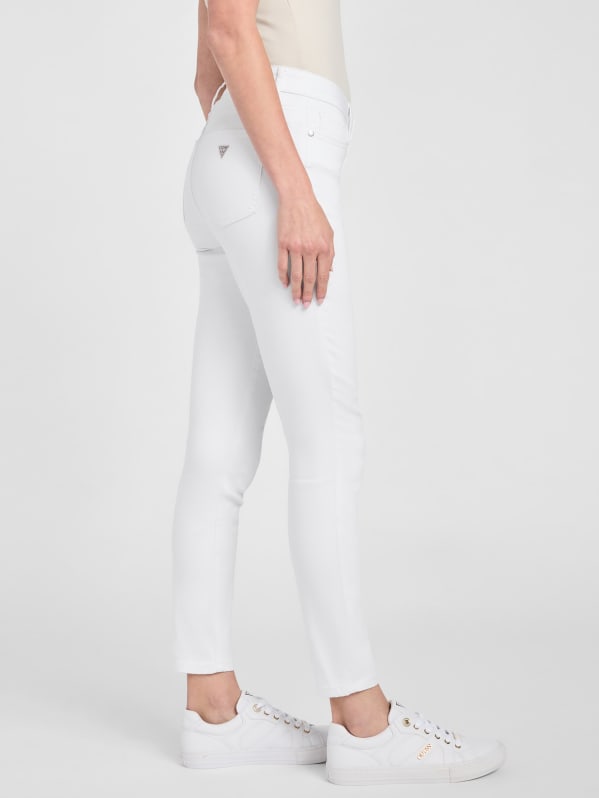 デニム・ジーパン   JEANS Woman Jeans White J20J225511 1AA Eco Jaden Sculpt Mid-Rise Skinny Jeans | GUESS Factory