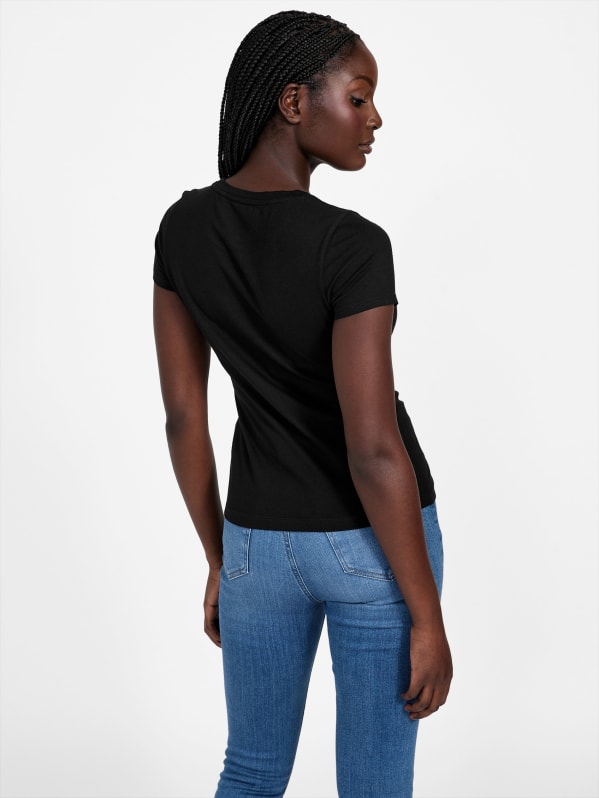 Julianne Floral Rhinestone Tee | GUESS Factory