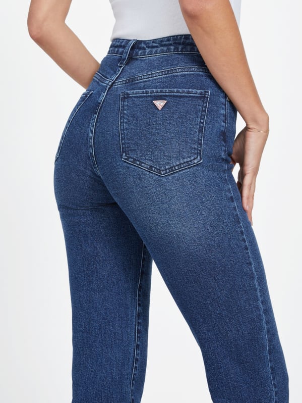 Jeannie High-Rise Straight Jeans | GUESS Factory