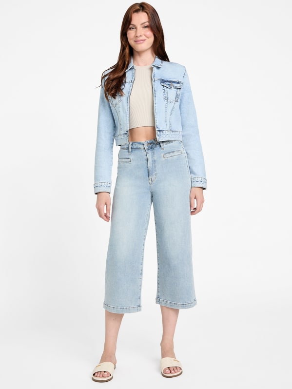 【SCENERITY】Washing crop jeans Women's Crop Jeans | Rewash Brand