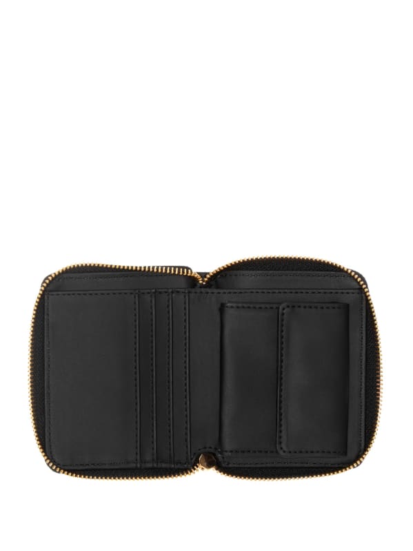 Bowie Debossed Zip-Around Wallet | GUESS Factory Ca
