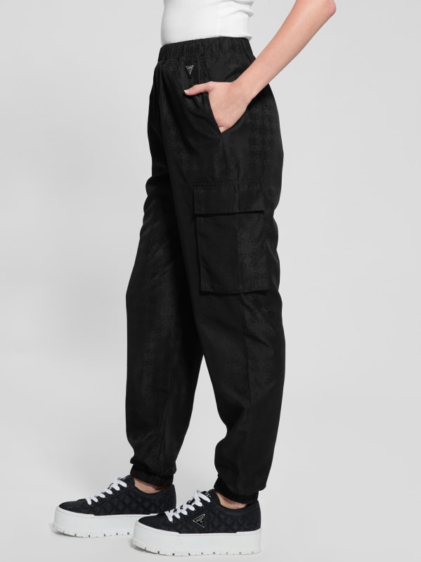 Eco Quattro G Signature Cargo Joggers | GUESS Eco Quattro G Signature Cargo Joggers | GUESS