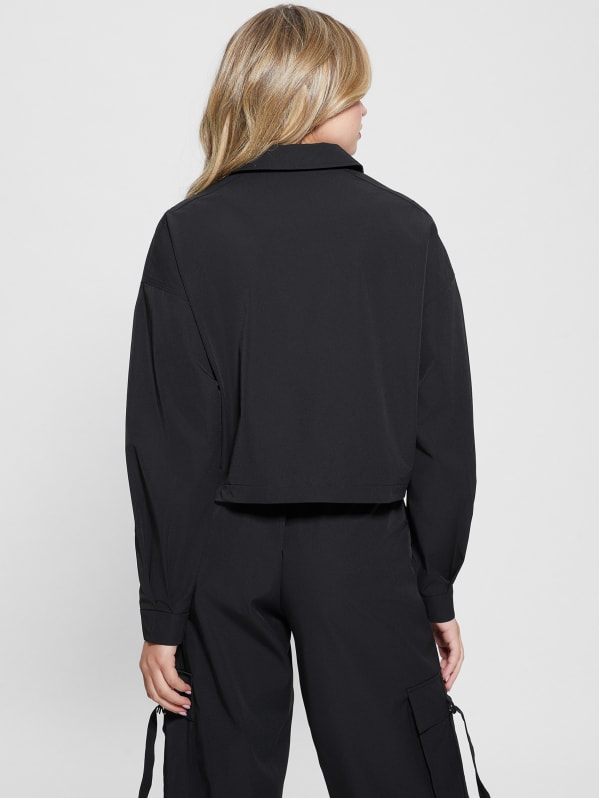 Eco Aurélie Zip-Up Jacket | GUESS Eco Aurélie Zip-Up Jacket | GUESS