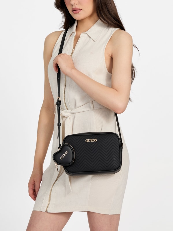 Pristina Quilted Camera Bag | GUESS Factory