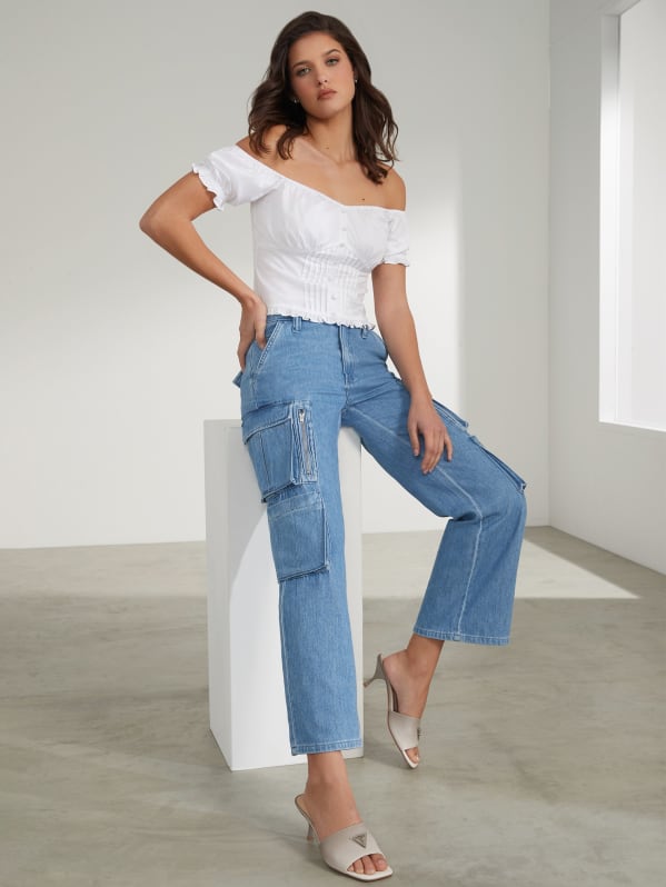 Kori Denim Cargo Jeans | GUESS Kori Denim Cargo Jeans | GUESS