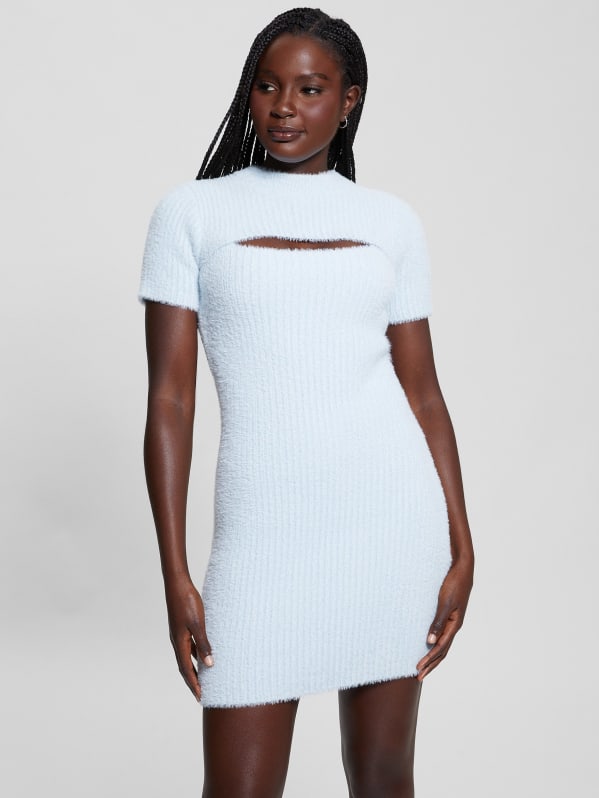 Meteor Detached Sleeve Knit Dress | GUESS Canada Meteor Detached Sleeve Knit Dress | GUESS Canada