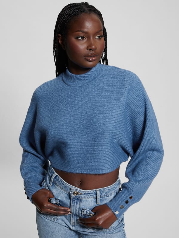 Toki Open Back Shrug Sweater | GUESS