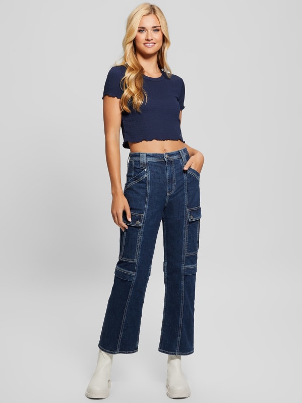 Eco '80s Denim Cargo Pants | GUESS Canada