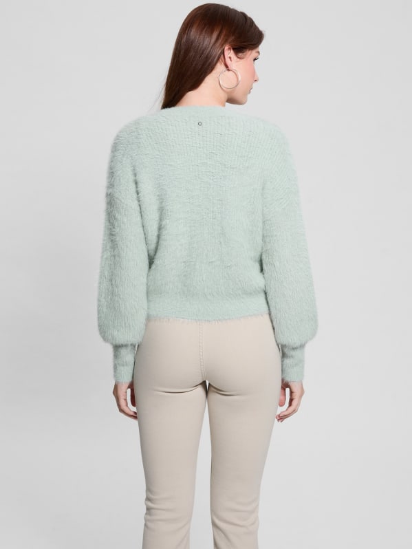 Keyla Fuzzy Cardigan | GUESS Keyla Fuzzy Cardigan | GUESS