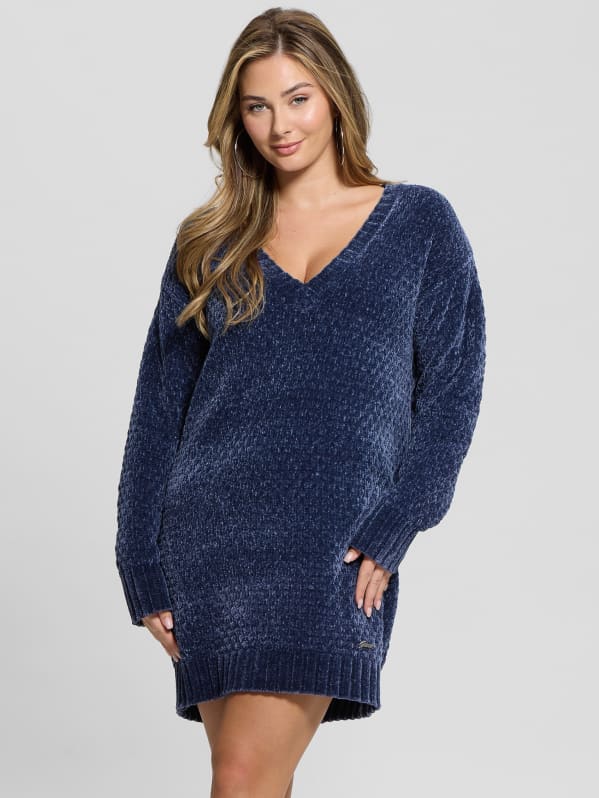 Eco Talia Longline Chenille Sweater | GUESS