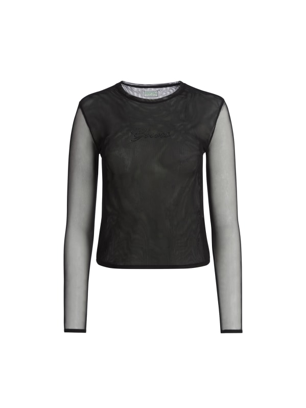 mesh long-sleeve tee | GUESS mesh long-sleeve tee | GUESS