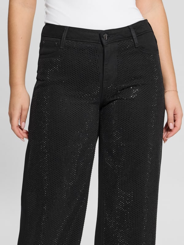 Girls Metallic Jogger Pants Shiny Jazz Street Hip Hip Dance