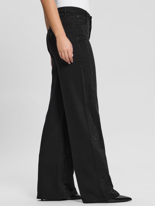 クールな価格でホットなピック Palazzo Sexy Rhinestone Pants GUESS | パンツ