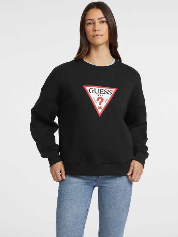 Vintage 90s Black Guess Jeans USA Sweatshirt - Medium Cotton
