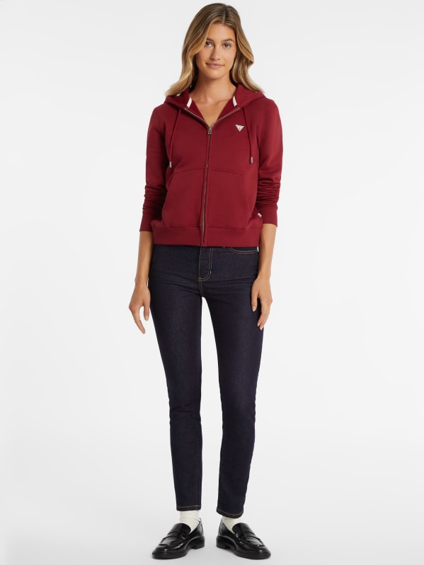 Mini Patch Zip-Up Sweatshirt | GUESS Canada