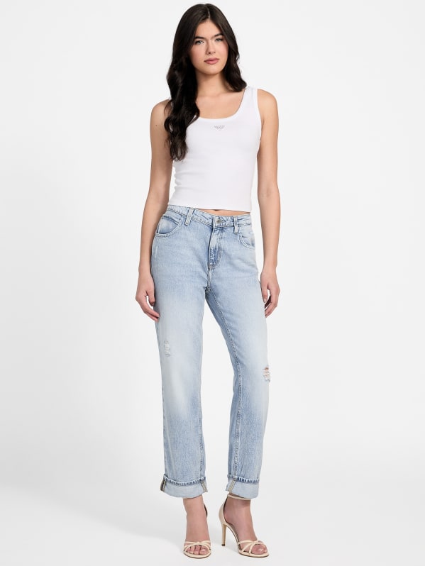 【 開梱 設置?無料 】 Celia Featherweight Eco Boyfriend GUESS | Jeans ボトムス