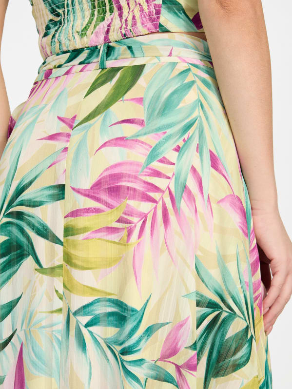 Fabia Skirt - Kaleidoscope Petunia – Maison Hotel