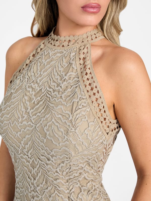 今だけの限定セール Lace Liza Maxi Canada GUESS | Dress ワイン