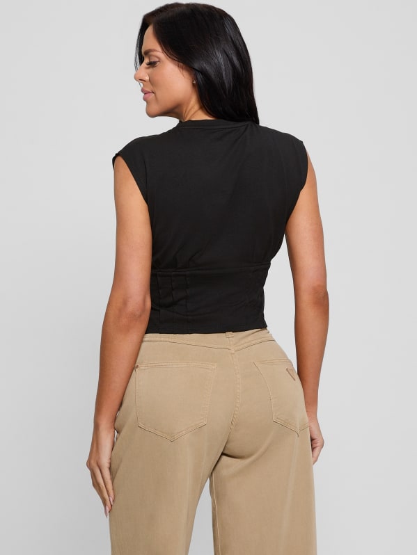 Eco Twin Lioness Corset Tee | GUESS