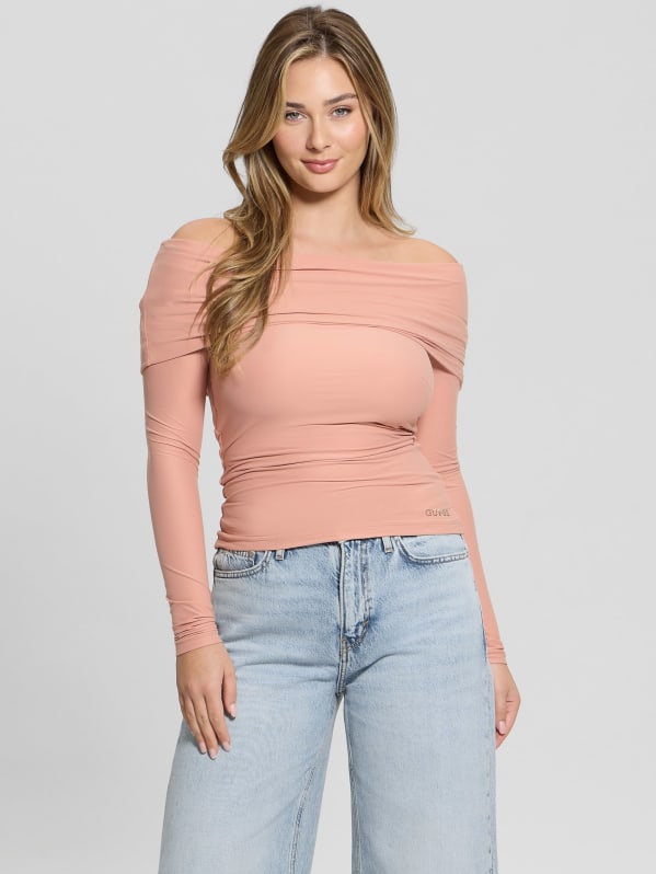 Abby Off-the-Shoulder Top | GUESS Canada