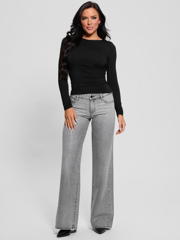 Eco Noelle Shirred Top | GUESS