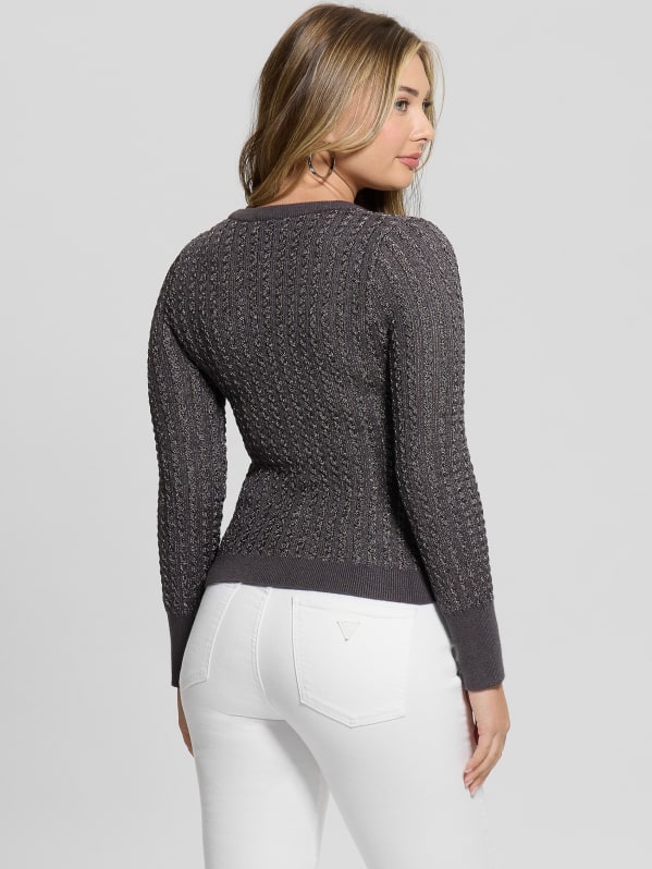 Josie V-Neck Cardigan Sweater | GUESS