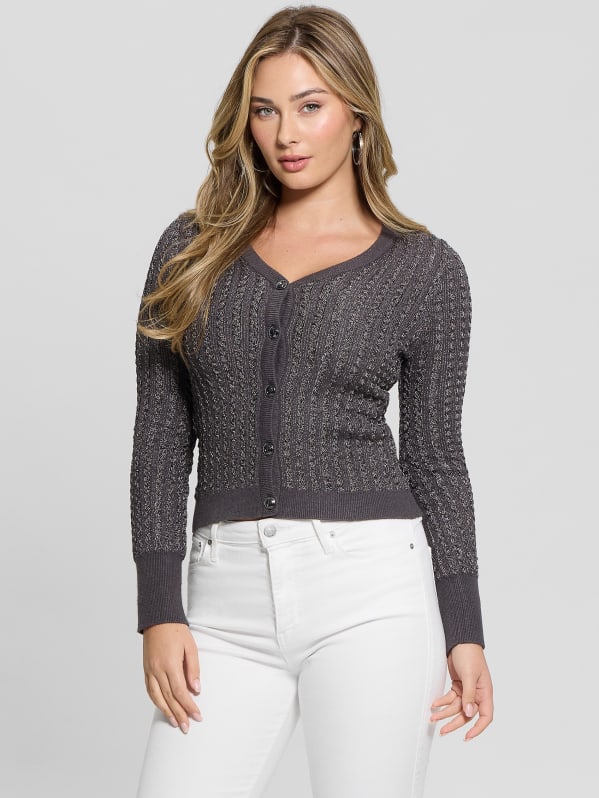 【日本産】 Cardigan V-Neck Josie Sweater GUESS | トップス