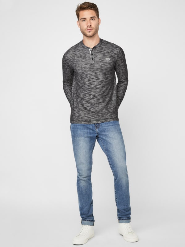 Dunston Henley Tee | GUESS Factory Dunston Henley Tee | GUESS Factory