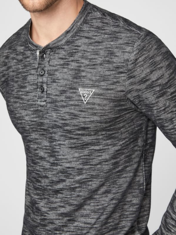 Dunston Henley Tee | GUESS Factory Dunston Henley Tee | GUESS Factory