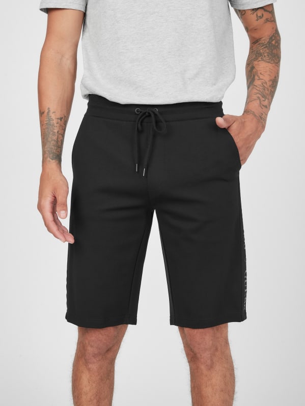 Andrew Logo Tape Shorts | GUESS Factory