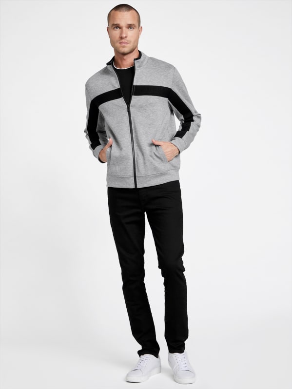 Juan Mock-Neck Jacket | GUESS Factory Juan Mock-Neck Jacket | GUESS Factory