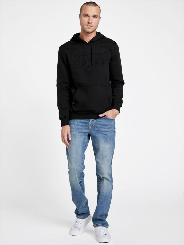 Rene Embossed Hoodie | GUESS Factory Ca