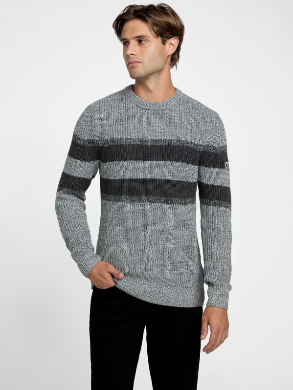 Gabriel Striped Sweater | GUESS Factory