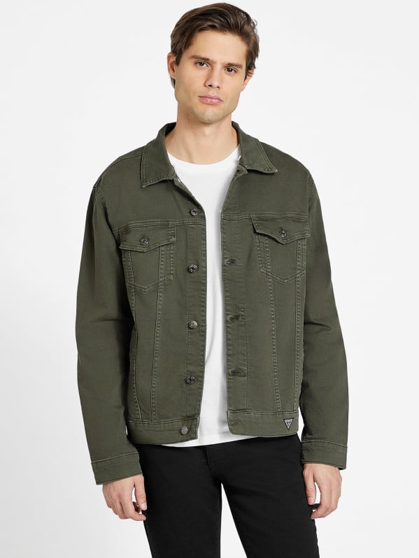 独特の上品 Brayden Hooded Denim Jacket | GUESS Factory ジャケット・アウター
